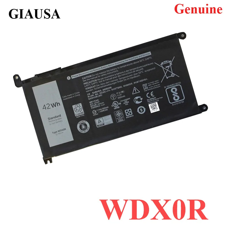 WDX0R батарея для ноутбука Dell 13 7368 14-7460 15 7560 15-5568 WDXOR 3CRH3 T2JX4 | Компьютеры и офис