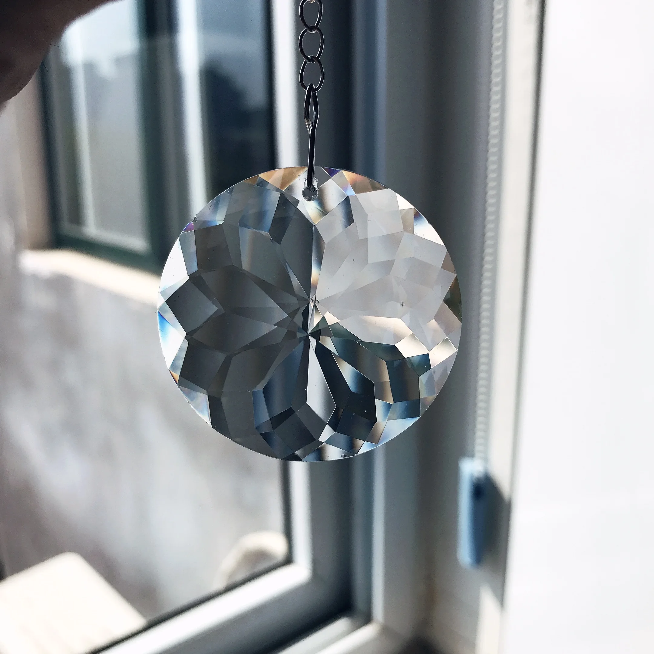 Prisms Chandelier Cutting Pendants Diy Prism Parts Projects Ornament 45MM Sun Glass Crystal Prism Chandelier Crystal Prism