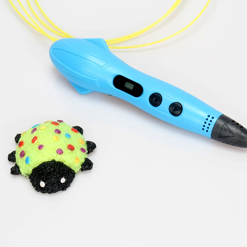 SMAFFOX 3D Ручка для детей sma-6 печать Ручка с ЖК-дисплеем diy ручка для рисования 18 цветов 54 метра pla