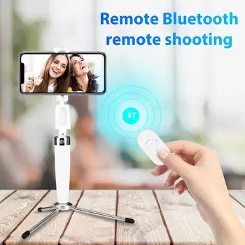

Phone Tripods For phoneMobile Telescopic Selfie Stick Bluetooth Remote Shutter Selfie Stick Tripod For phone штатив для телефона