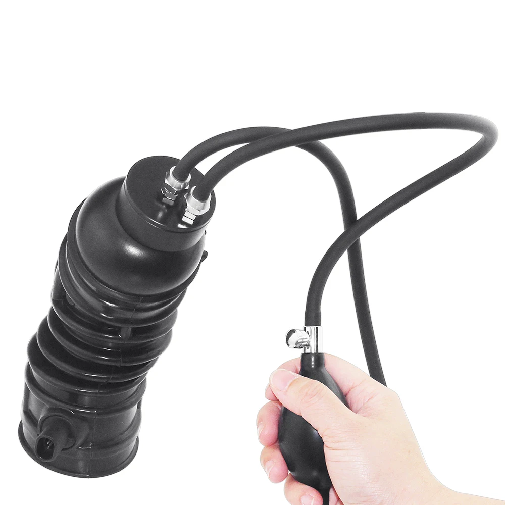 연기 발생기를위한 배 Quick Seal 흡기 어댑터 파이프 라인 공기 누출 감지기 일반 팽창 식 방광