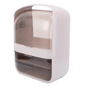 

1Pc Storage Box Dresser Box Makeup Supplies Box Skin Care Storage Box Desktop Organizer for Table Home