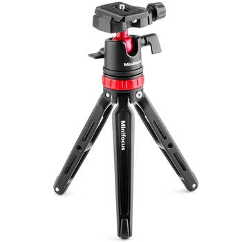 

MINIFOCUS Tabletop Tripod Mini Stand Vlog Handle Grip for iPhone 11 Pro Max Smartphone G7X Mark III RX100 A6400 Camera