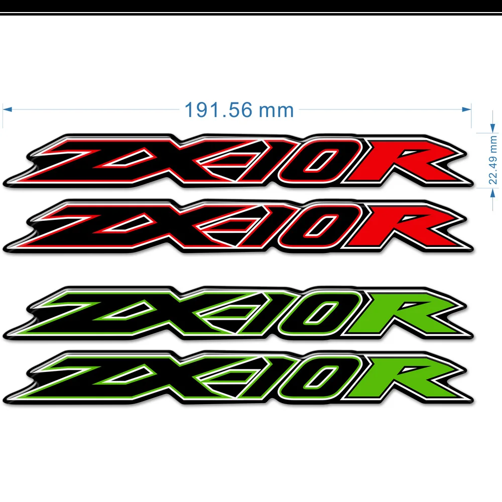 Emblem Badge Logo For Kawasaki Ninja ZX-10R ZX10R ZX 10R Tank Pad Fairing Upper Shell Gas Knee TankPad Stickers 2018 2019 2020 | Автомобили