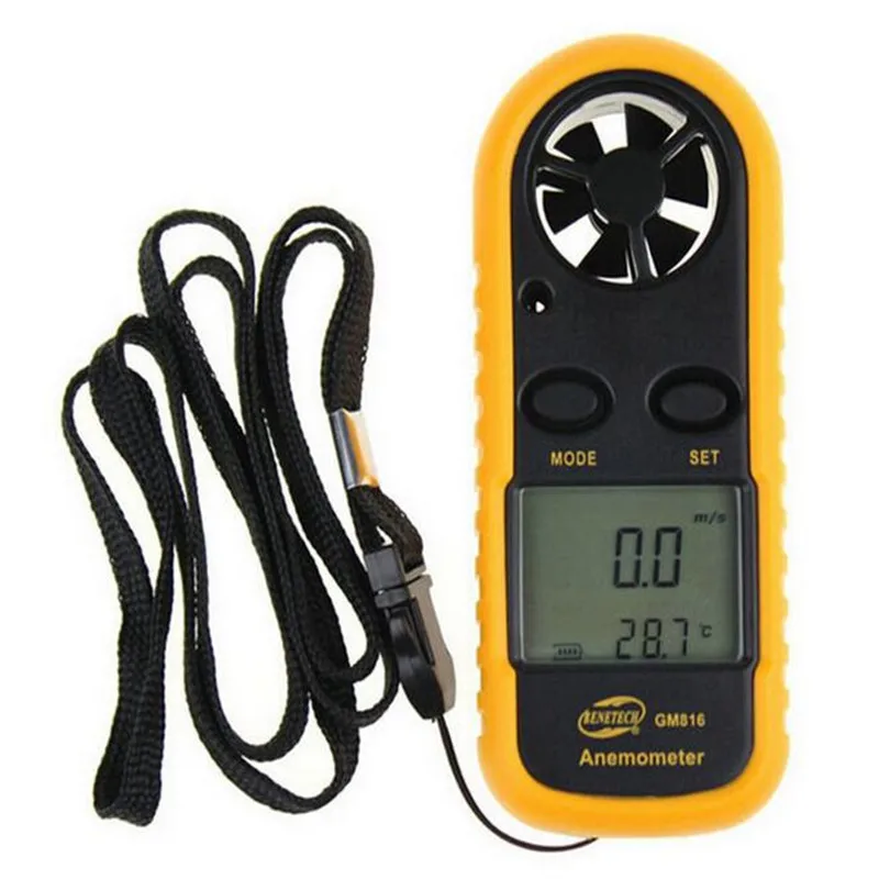 Mini Digital Wind Speed Meters GM816 Pocket Anemometers Gauge Meter 30m/s (65MPH) | Инструменты
