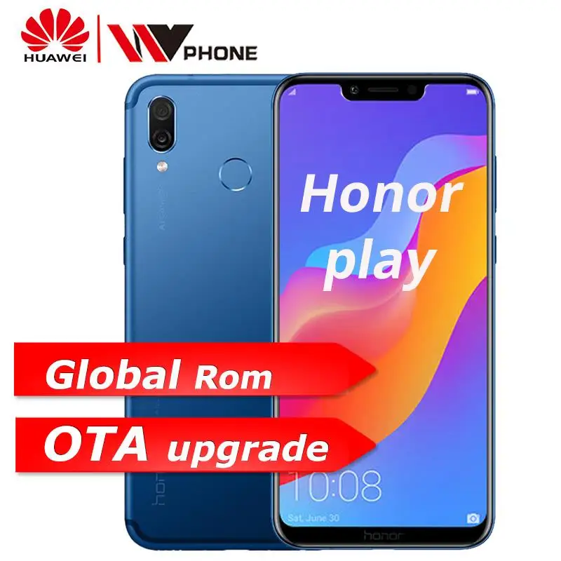 

Honor Play mobile phone 4G 64G 6.3 inch Octa Core Mobile Phone Dual Rear Camera game phone Fingerprint Face ID