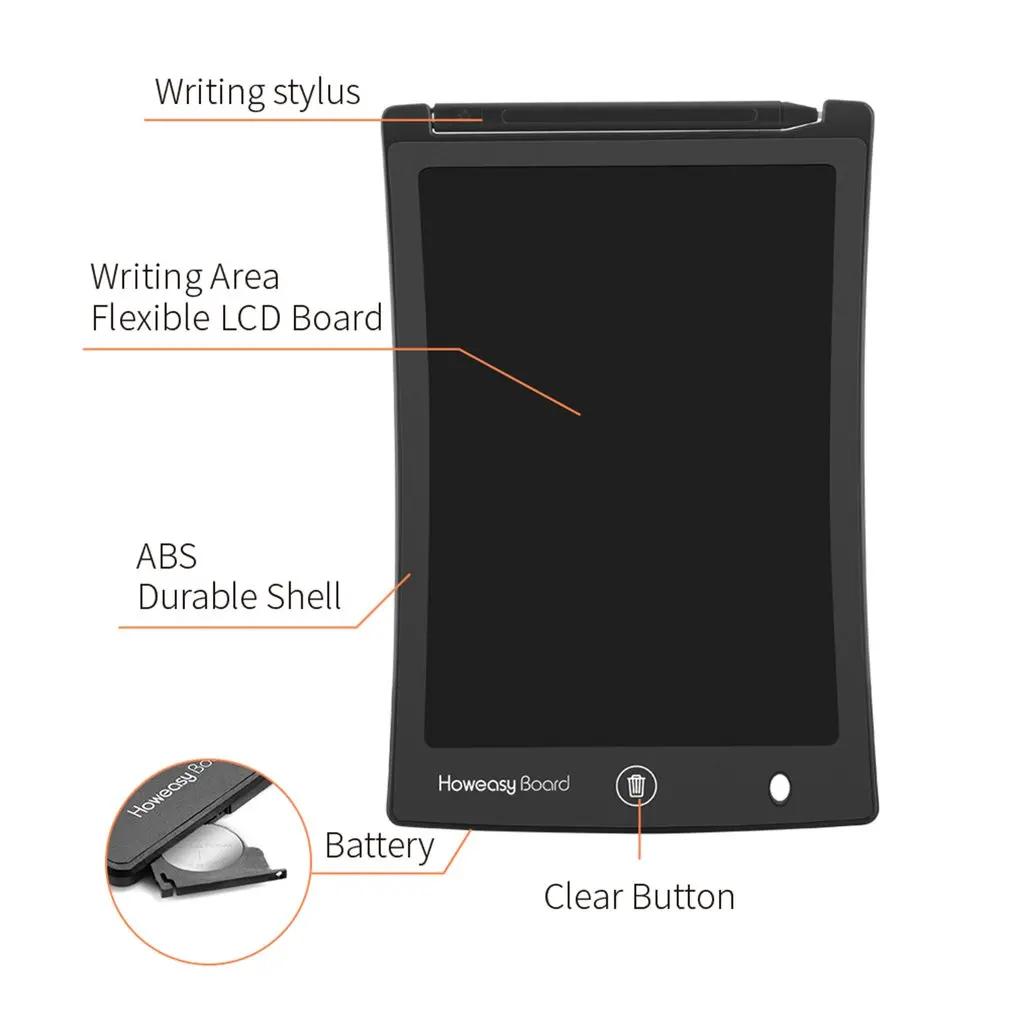 

LCD Writing Tablet Electronic Writing &Drawing Board Doodle Board 8.5" Handwriting Paper Drawing Tablet with Fine Pen Gift