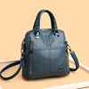 2022 New High Quality Leather Backpack Women Shoulder Bags Multifunction Travel Backpack School Bags for Girls Bagpack mochila ► Photo 3/6