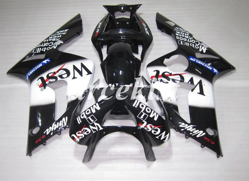 Комплект обтекателей для мотоцикла ABS, подходит для kawasaki Ninja ZX6R 636 2003 2004 6R 03 04 ZX-6R