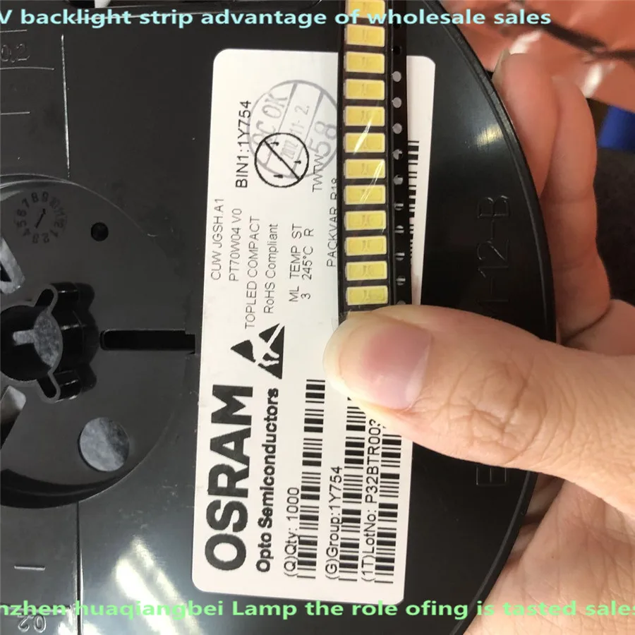 FOR repair Samsung tcl LCD TV LED backlight Article lamp SMD LEDs 7030 6V Cold white light 1000pcs/lot emitting diode | Лампы и