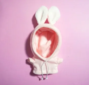 

[MYKPOP]KPOP Doll's Clothes and Accessories: Bunny Hooded Sweater for 15cm 20cm Doll Fans Collection SB20092807