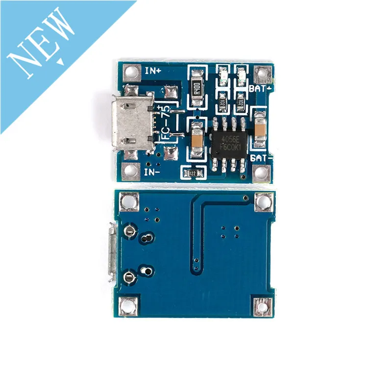 100 шт. TP4056 5V 1A Micro USB 18650 литий-ионная литиевая Батарея зарядная плата Зарядное