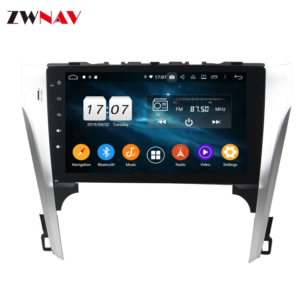 Android 9 PX5PX6 автомобиля gps-навигация, dvd-плеер для Toyota Camry 2012 2013 Авто Радио стерео Мультимедийный Плеер Регистраторы головное устройство
