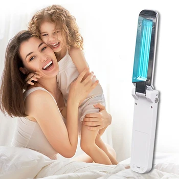 

2W USB Portable Ultraviolet UV Sterilizer Light Foldable UVC Sterilization Stick Lamp for Disinfect Kill Mites Mites Lights