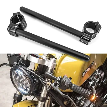 

Cafe Racer Motorcycle Handlebar Racing Adjustable CNC 31 32 33 35 36 37 39 41 45 48 50 51 mm Clip On Fork Handle Bar