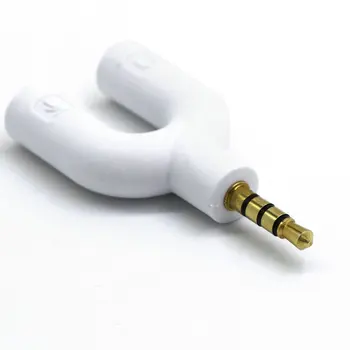 

Headphone Microphone Splitter 3.5mm Audio Splitter U Jack to Headphone Microphone 2 Way U Splitter Converter Adaptor