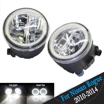 

Daytime Running Fog Light 12V Angel Eyes LED Bulb H11 Socket For Nissan Rogue 2010-2014 High Brightness Fog Lamp Lights