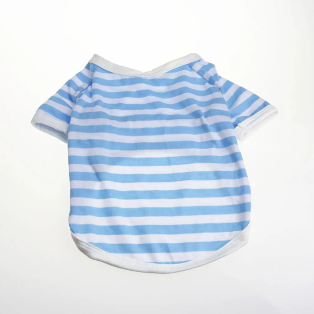

Cute Multi-color Stripe Vest Pet Clothes Causal Vest Pet Clothes Puppy Clothes for Dogs