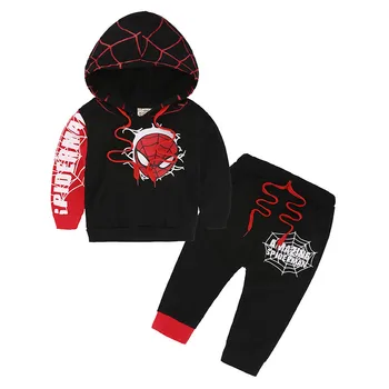

New cartoon Spiderman Child Costume Sports Suits For Boys Clothes Spring Autumn Clothes Tracksuits set Baby Boy suit