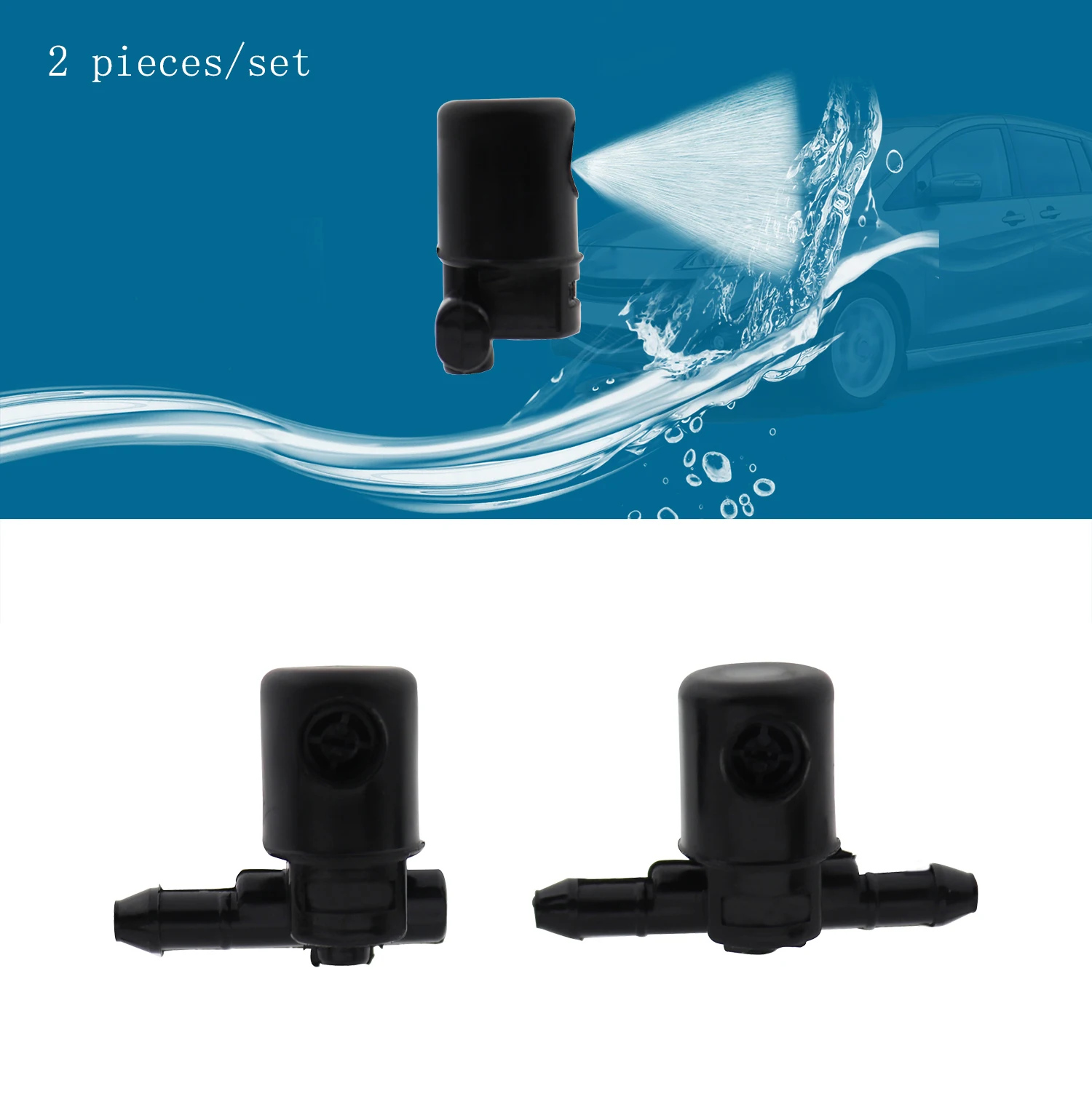 

2 pcs Windshield Washer Wiper Water Spray Nozzle Jets Fit for OPEL VAUXHALL INSIGNIA 2008-2015