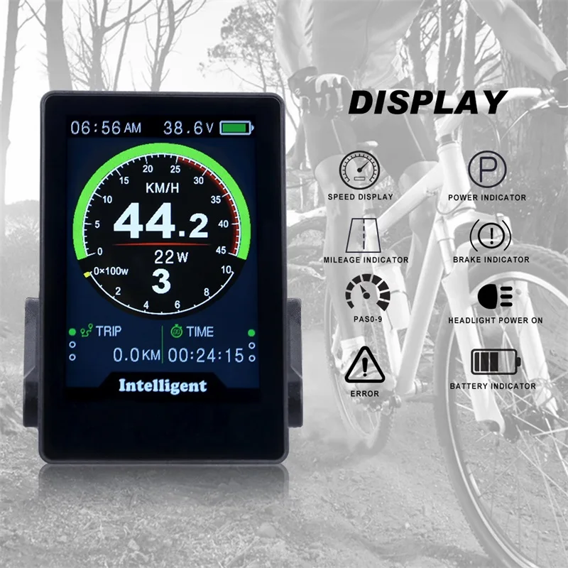 Новый 860C электрический велосипедный Спидометр Ebike дисплей для bafang BBS серии среднемоторный привод комплект 3,5 дюймов ips красочный экран