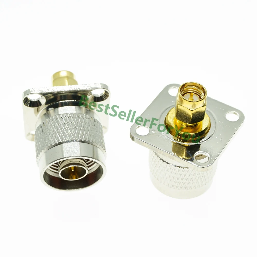 Connettore BNC Maschio A Flangia Con 4 Fori - Per Montaggio A - Foto 9