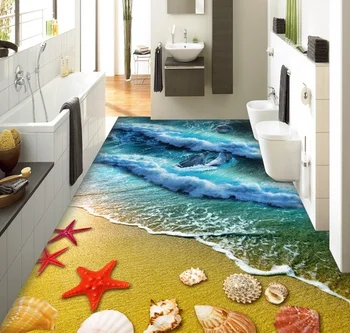 

[Self-Adhesive] 3D Beach 361313 Floor Wallpaper Mural Wall Print Decal Wall Murals