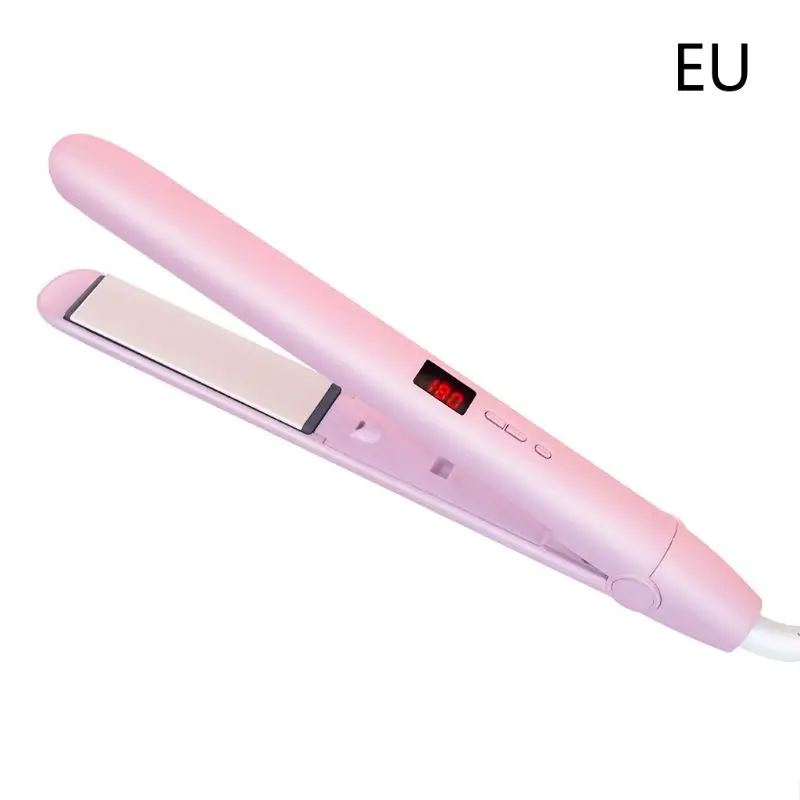 2в1 Электрический турмалиновый Керамический выпрямитель для волос плоская Плойка для завивки волос