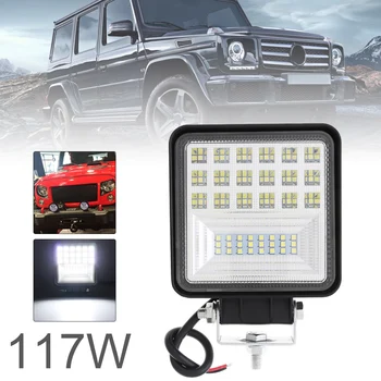 

4 Inch 117W Bright LED Light Pod Combo Light Off Road Driving Light with DRL Fog Light LED Work Light for Jeep ATV UTV SUV