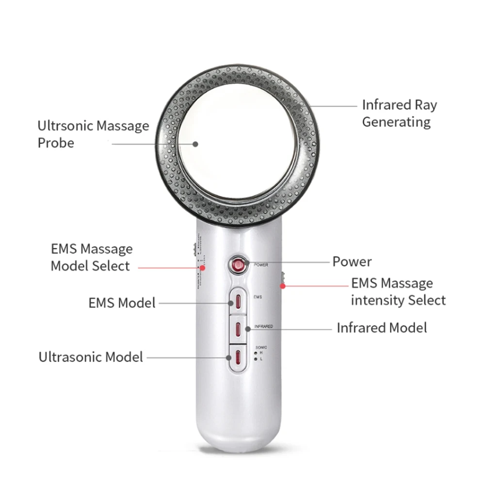 Ультразвуковая кавитация массажер для похудения Липо Антицеллюлитный жир