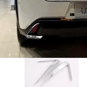 

For Lexus UX 200H 250H 260H 2019 2020 Car body ABS Chrome cover trim back tail rear fog light lamp frame stick part panel 2pcs