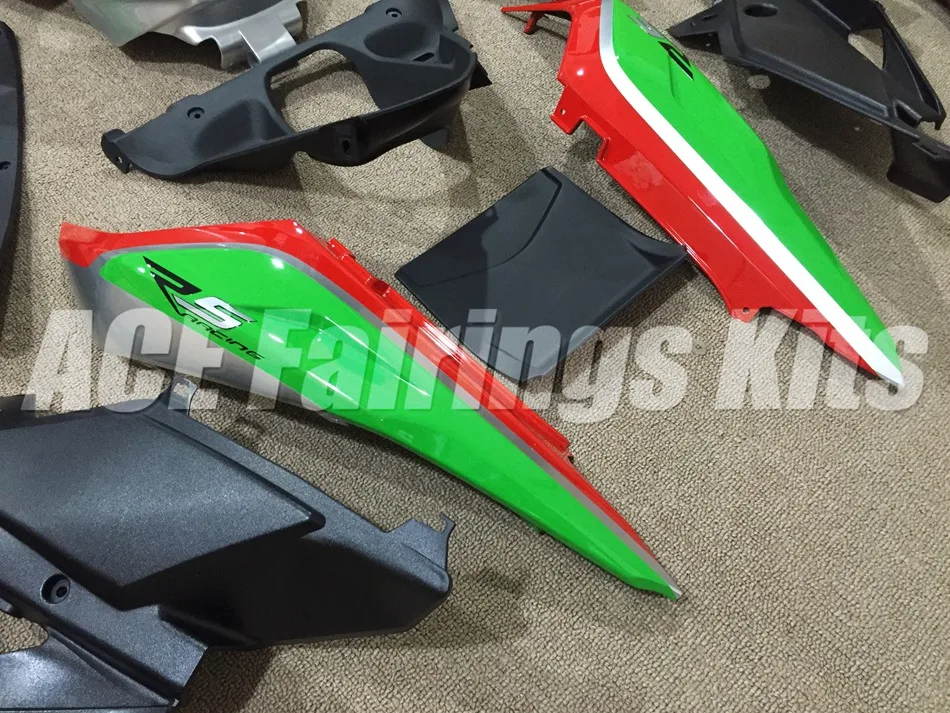 ABS литья под давлением обтекатель комплект подходит для Aprilia RS125 06 07 08 09 10 11 RS4 RSV 125 2006-2011 Обтекатели красный серебристый зеленый