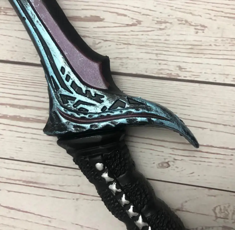 LT 1:1 Косплэй Anti Mage косой из Vyse эльф оружие Рисунок Модель Хэллоуин Опора PU детские
