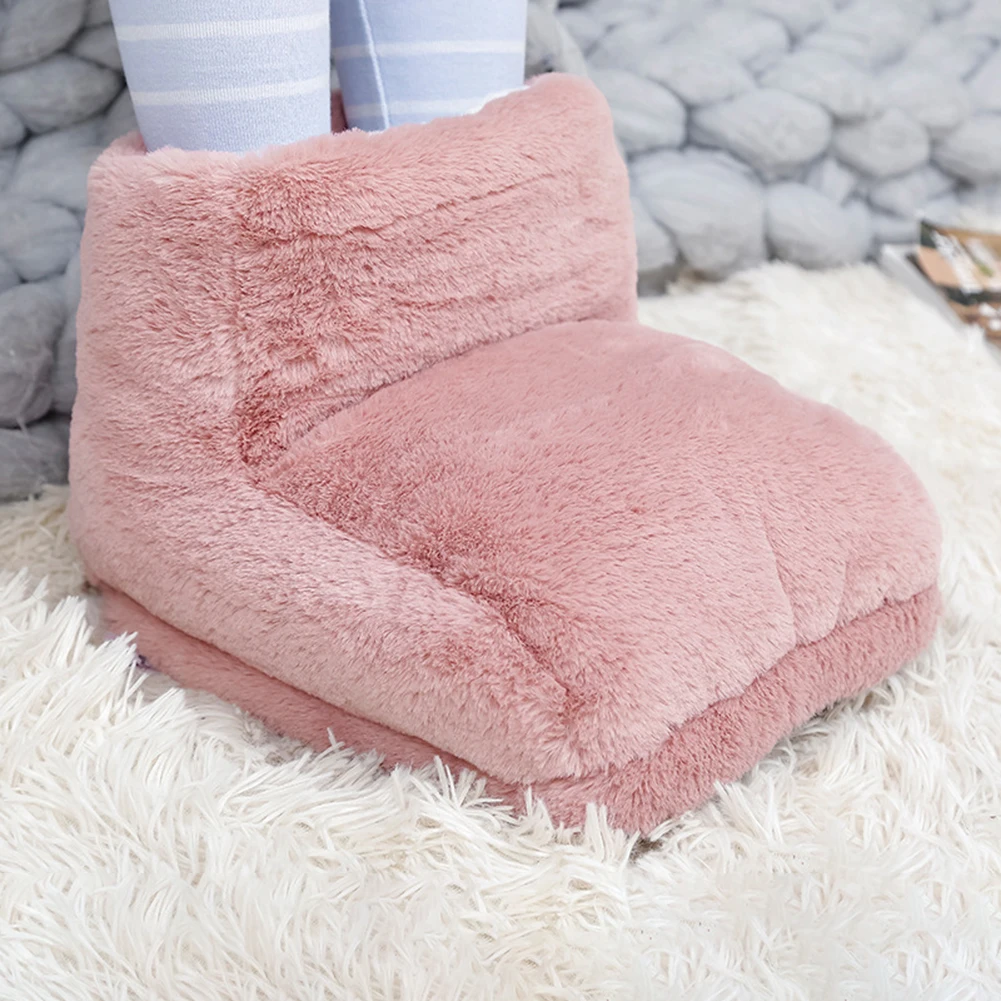 Calentador de pies eléctrico con carga USB, protector de pies cálido, almohadillas de calefacción para el hogar, dormitorio y dormir