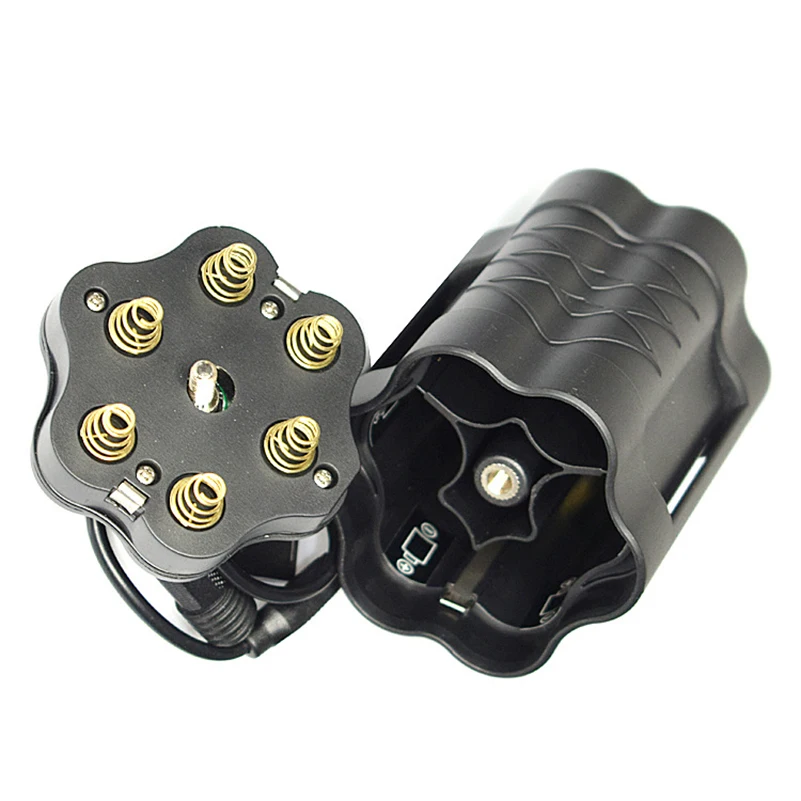 

Waterproof Battery Case DIY 6*18650 Battery Box for iphone Samsung mobile phone 5V USB Charger 12.6V for Bicycle LED Light