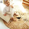 Kids Carpets Living Room Dining Fur Rug Baby Rug Round Carpet In The Bedroom Lion Mat For Children Plush Carpet Baby Carpet 4
