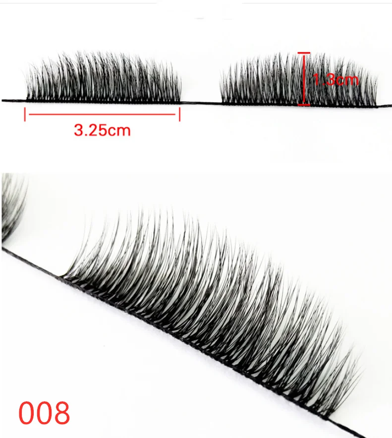 10 пар нижних ресниц полупродукт ресницы faux clils естественное наращивание ресниц