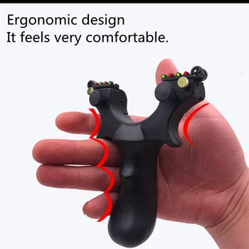 

Plastic Catapult Metal Slingshot Catapult Sling Shot Marble Outdoor Hunting Accessories with Powerful Rubber Band