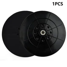 Placa de lixamento e polimento de parede seca, 10 furos, 9 polegadas, 215mm, gancho de lixadeira e suporte de loop + rosca de 6mm, 1 peça