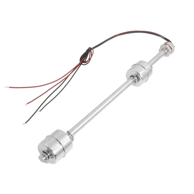 

ELEG-Water Level Sensor Dual Balls Stainless Steel Float Switch 265mm Length
