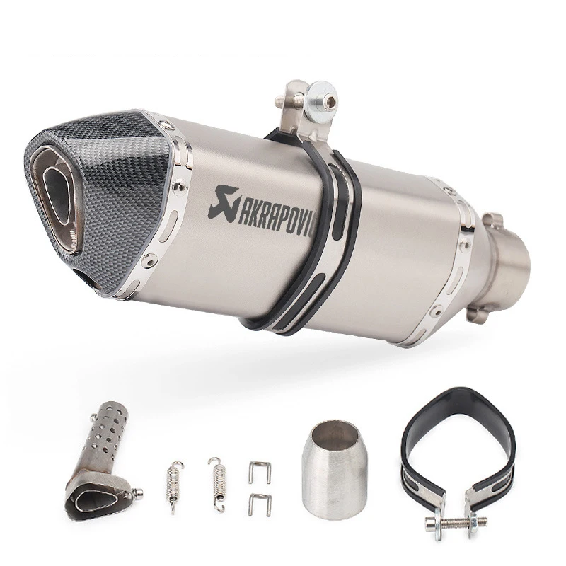 DB killer Akrapovic Мотоцикл выхлопная труба глушитель для мотоцикла Escape для выхлопная труба мото Yamaha Xmax Db Killer 51 мм Бенелли - Цвет: 016-BAI-HUA