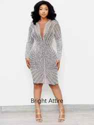 Gala Dubai Bling High End 2022 Party Elegant Evening Gown Plus Size Elaborate Slim Diamonds Evening Dresses Formal Free by Fedex