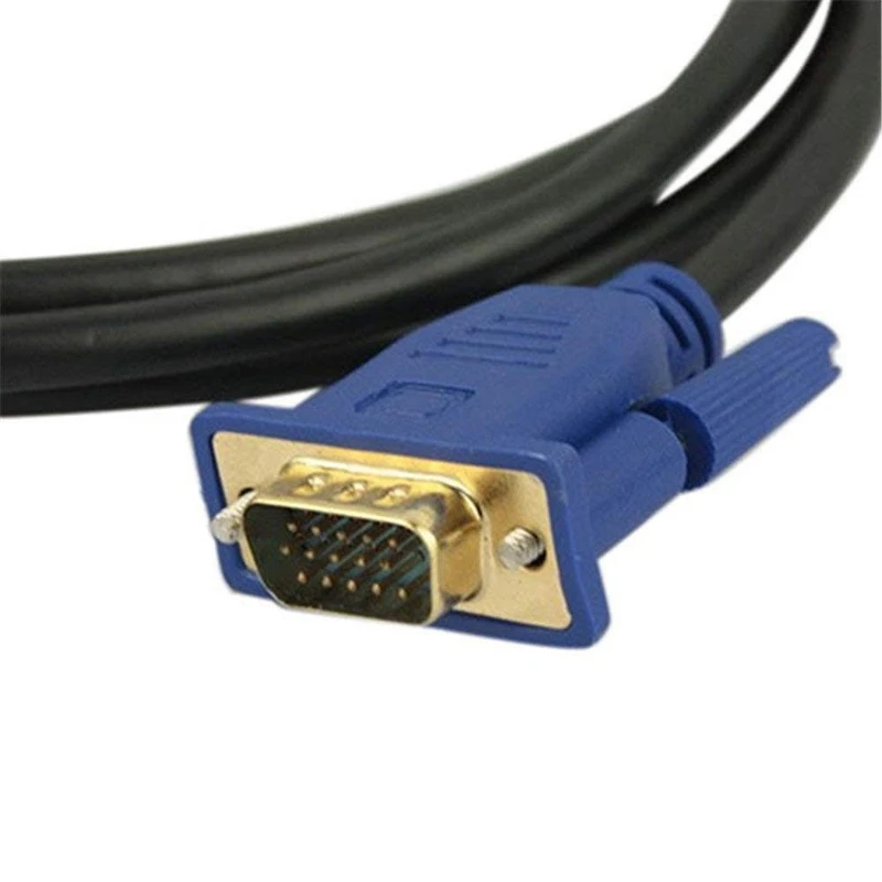 Высокоскоростной HDMI к VGA Кабель-адаптер 1080P HD позолоченный HDMI Мужской к VGA Мужской видео конвертер адаптер для HDMI оборудованной системы