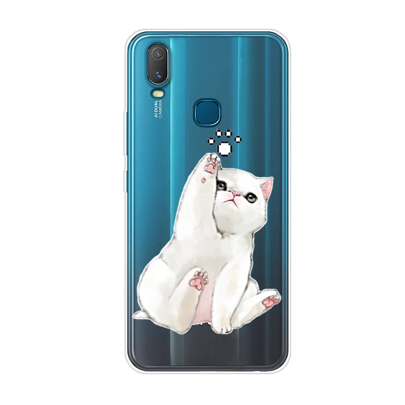 33 ДЛЯ vivo Y11 чехол 6,35 ''мультяшная Раскрашенная мягкая ТПУ Силиконовая задняя крышка для vivo Y11 vivo Y11 Y 11 чехол для телефона s Fundas - Цвет: 33