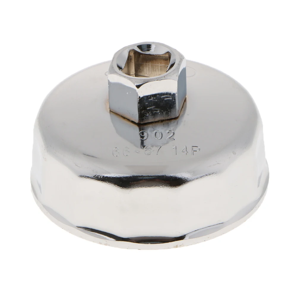 Fit Corolla Oil Filter Wrench Cap Housing Tool Remover 14 Flutes Dia 66mm