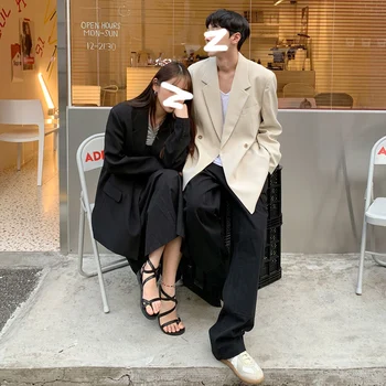 

Men's suits 2020 spring new solid color loose couple students casual suit jackets youth personality fashion trend men's clothing