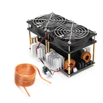 

1800W ZVS Induction Heating Board Module Flyback Driver Heater+Tesla coil+fan