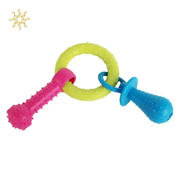 

Dog Puppy Toy Colourful Ring Dummy Dogs Pets Fetch Toy Ring With Chewy K802
