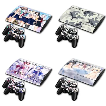 

Custom Design Console Controllers Cover Vinyl Skin Sticker Decal For PS3 Super slim 4000 Skins Protector