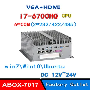 

Free shipping New DDR4 Pfsense Box 6th Gen Intel i7-6700HQ 3.5GHz Fanless Mini PC 4 LANS Firewall Appliance